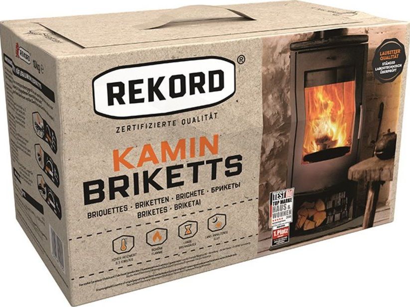 Nemecke brikety Rekord - 10kg-110Kc