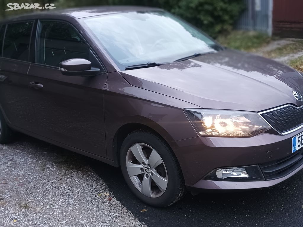 Škoda Fabie1.2tsi 81kw 06/2015koupeno čr 1 majitel