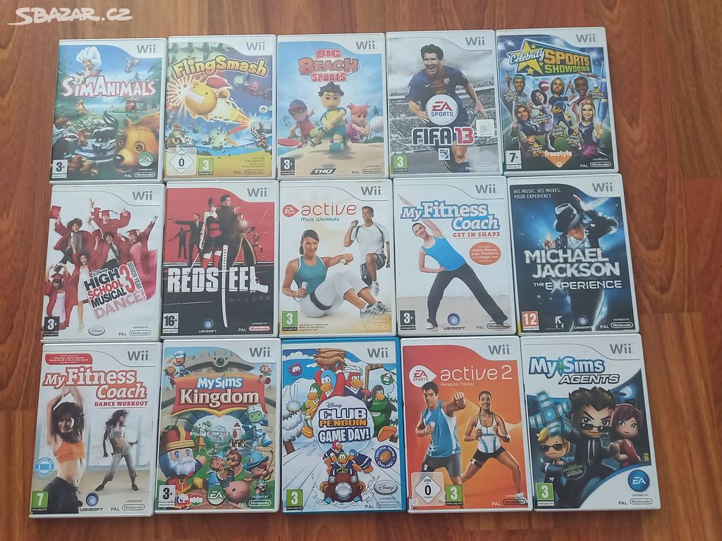 Prodám hry nintendo Wii 199kč/kus