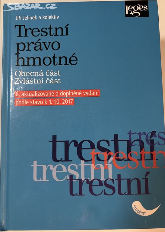 Učebnice - Trestní právo hmotné