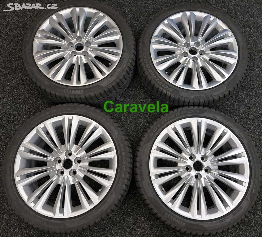 Orig Jaguar Caravela 19", Pirelli, matice, krytky