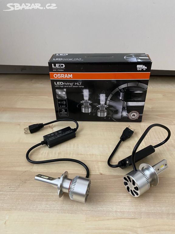 OSRAM LED HLT žárovky H7 PX26d 18W 6000K