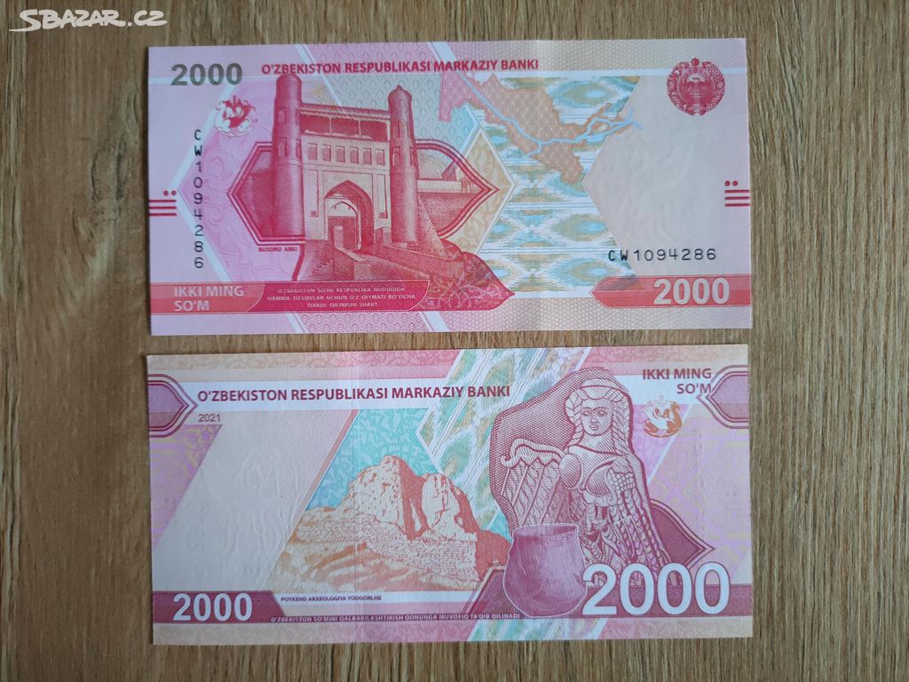 Uzbekistán - 2 000 sum