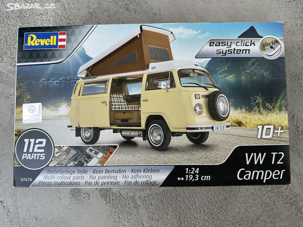 Revell - VW T2 Camper, EasyClick, 1:24