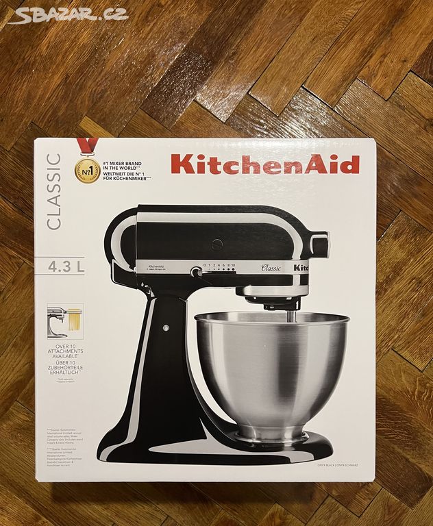 KitchenAid kuchyňský robot 5K45SSEOB černý nový