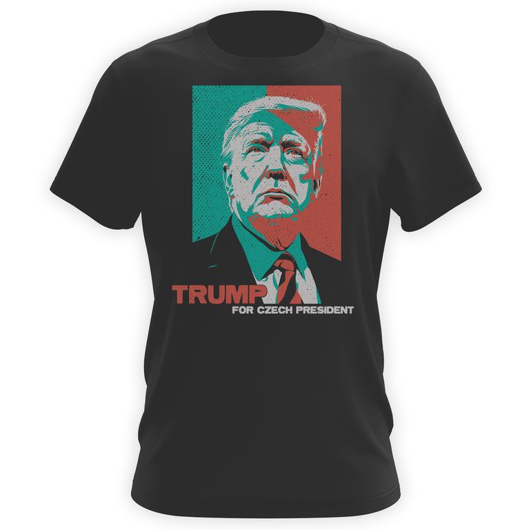 Tričko TRUMP FOR CZECH PRESIDENT - vel. S- 3XL