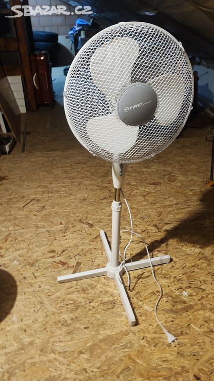 Bílý stojanový ventilátor First Austria 50Hz 50W