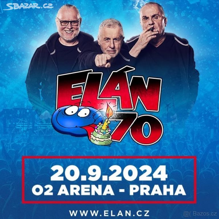 Dvě vstupenky na koncert ELÁN 70