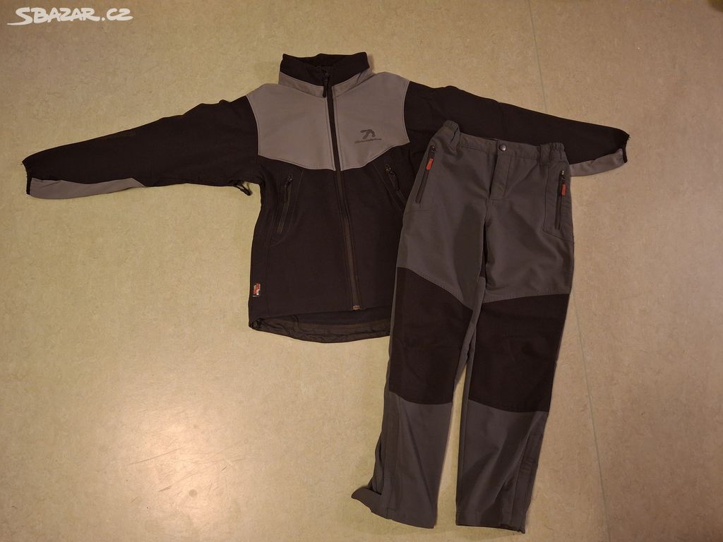 Softshell bunda Directalpine+kalhoty Lewro 140/146