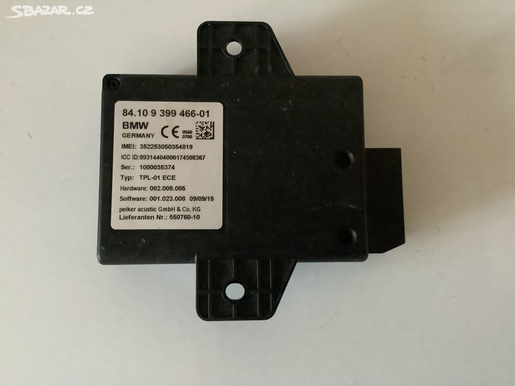 9399466 MODUL TELEMATICKÉHO OVLADAČE MINI COOPER