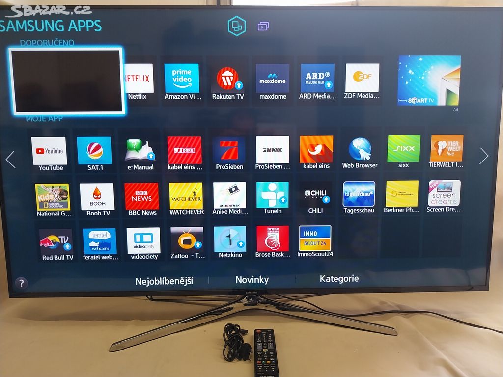 Prodám Televiz zn.Samsung Smart55 inch.