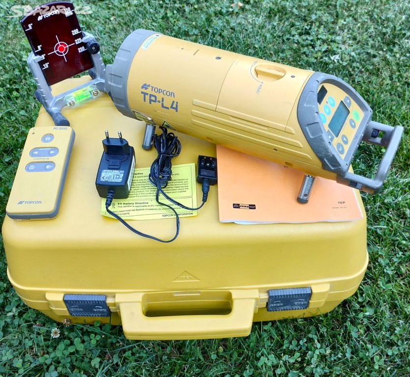 Potrubní laser TOPCON TPL 4- 100% funkční, pěkný