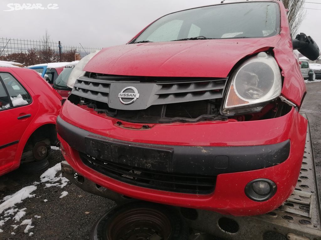 Nissan Note, 1.4i, 65kw, r.v. 2007