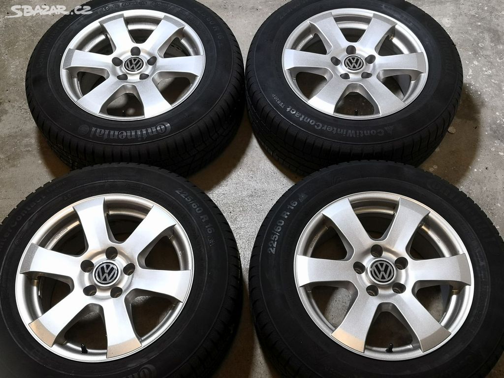 ALU kola 16" 5x112 ET35 + pneu 225/60/16