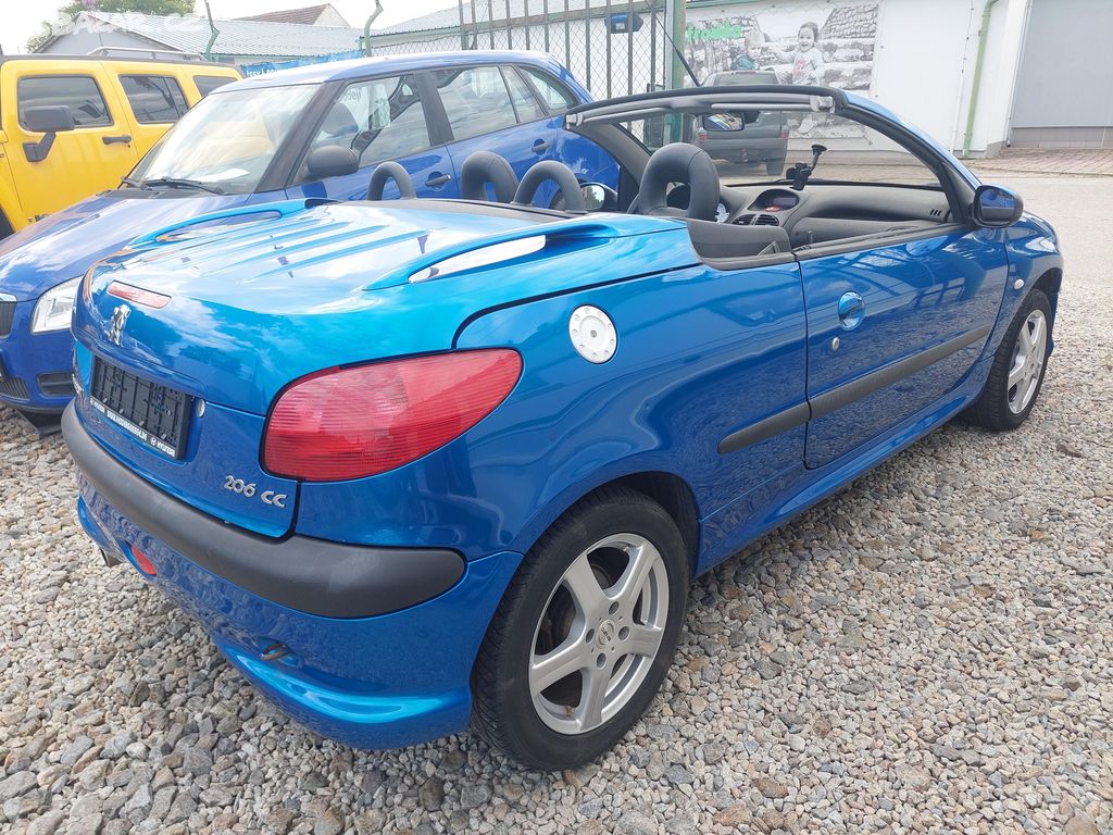 Peugeot 206 CC 1.6 16V kabrio