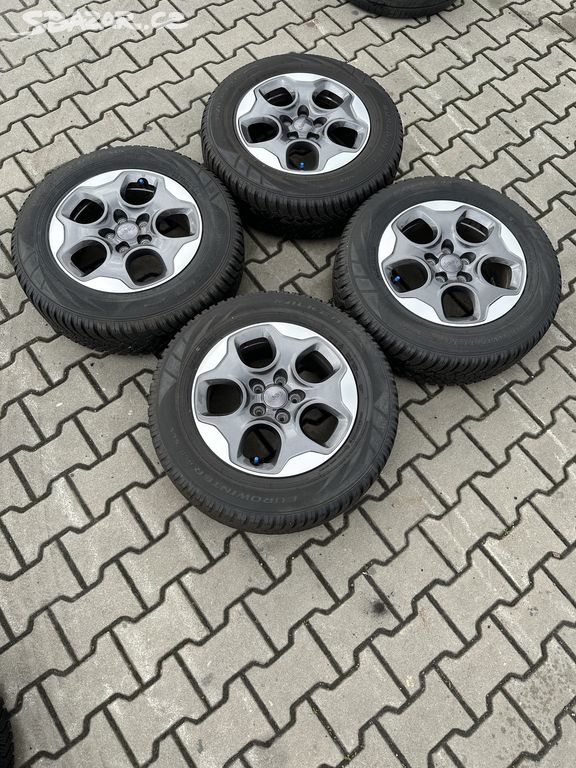 Kompletní alu JEEP 5x110r16+215/65r16 zimní