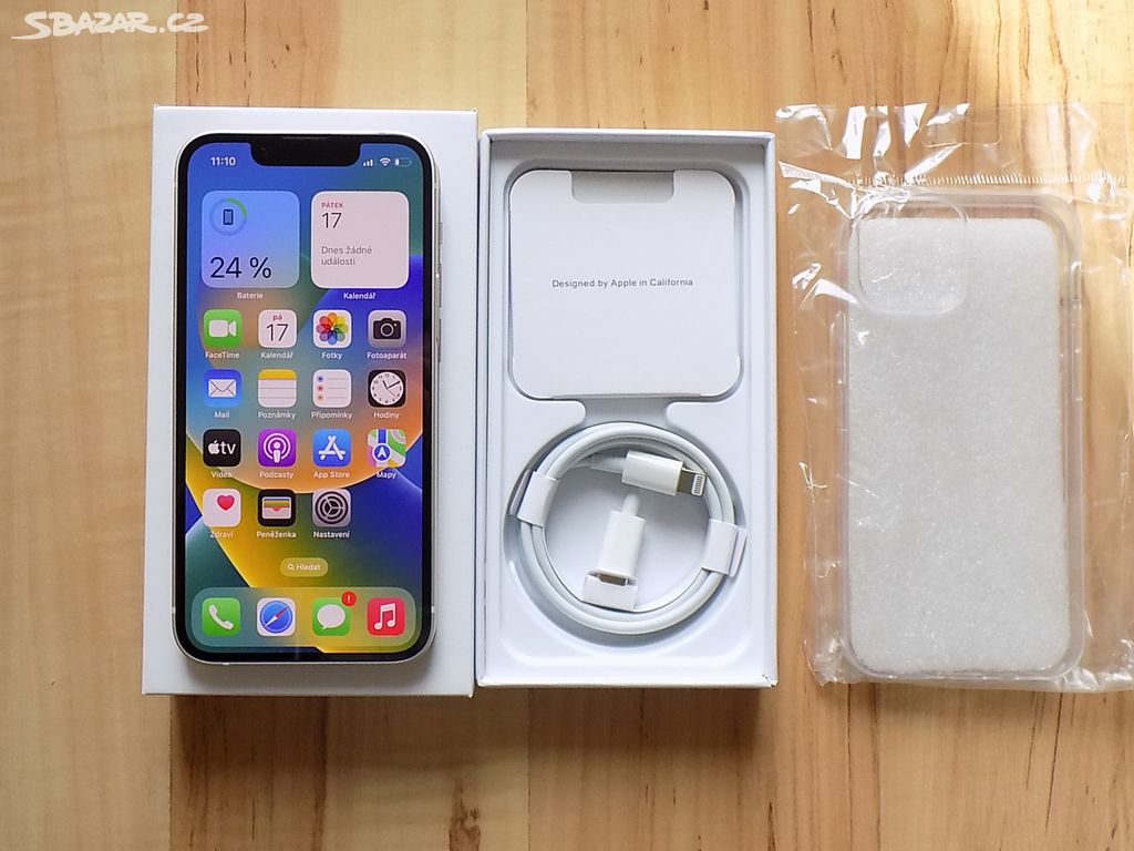 APPLE iPhone 13 mini 128GB White - ZÁRUKA-TOP STAV