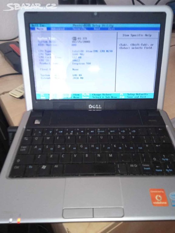 Mini notebook Dell-PP 39S