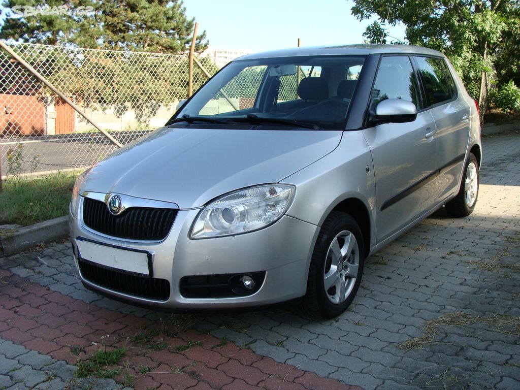 Škoda Fabia rok 6/2007 1.2 44kW klimatizace