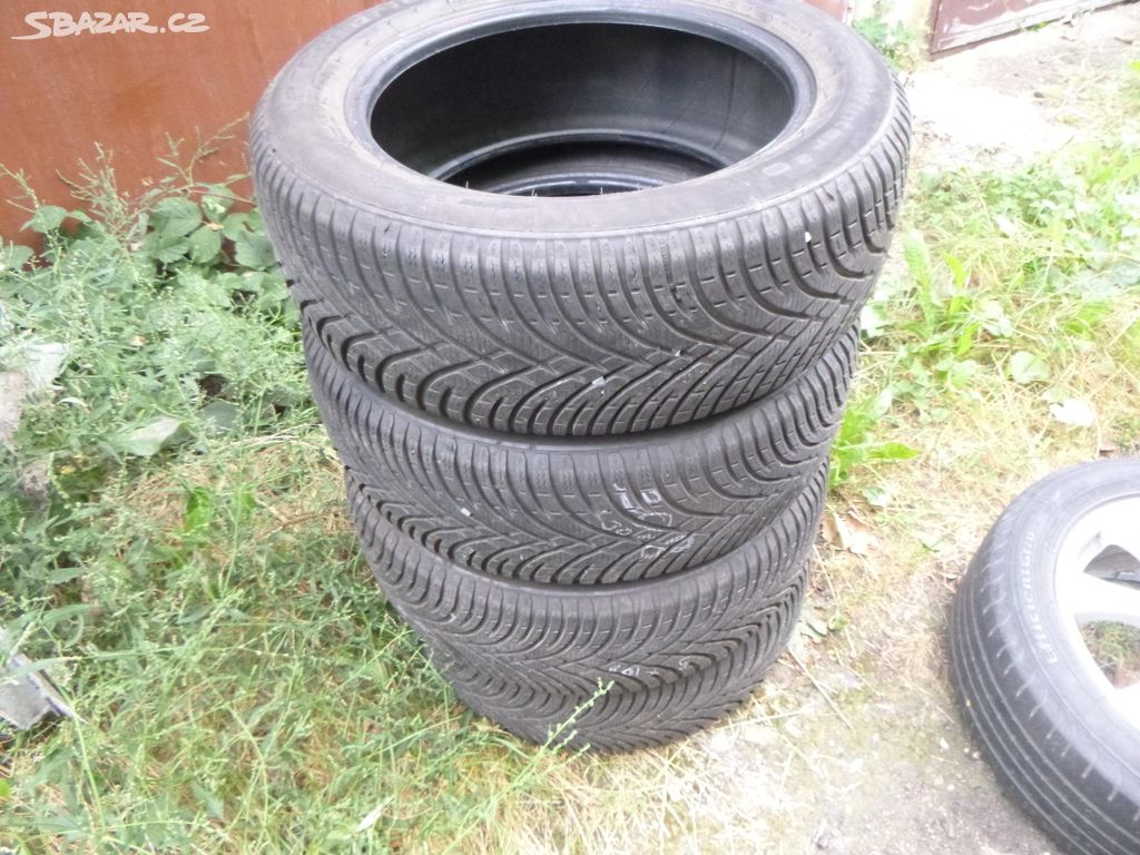 4x zimní pneu bfgoodrich 205/55 r16 (7,5 mm)