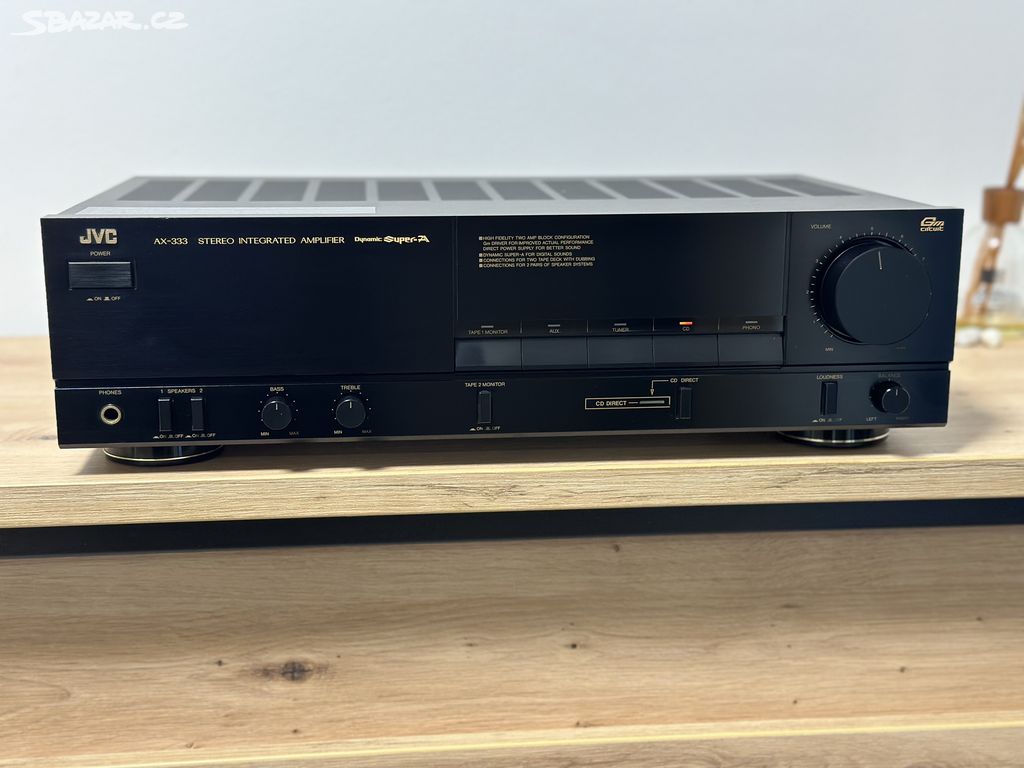 JVC AX-333 VÝBORNÝ STEREO ZESILOVAČ 2 !!