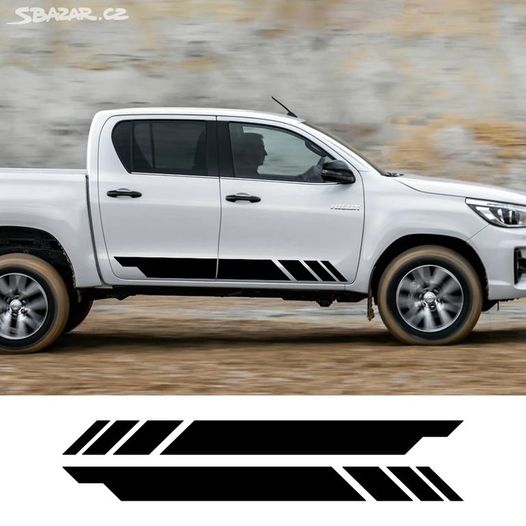 TOYOTA HILUX / samolepky na karoserii