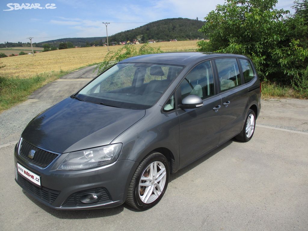 Seat Alhambra 2.0TDi *TAŽNÉ ZAŘ.*NAVI*178 tkm!