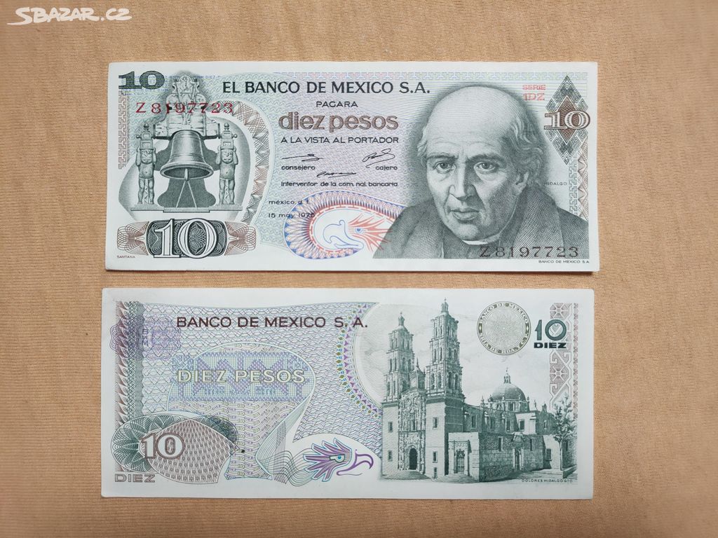 MEXIKO - 10 pesos