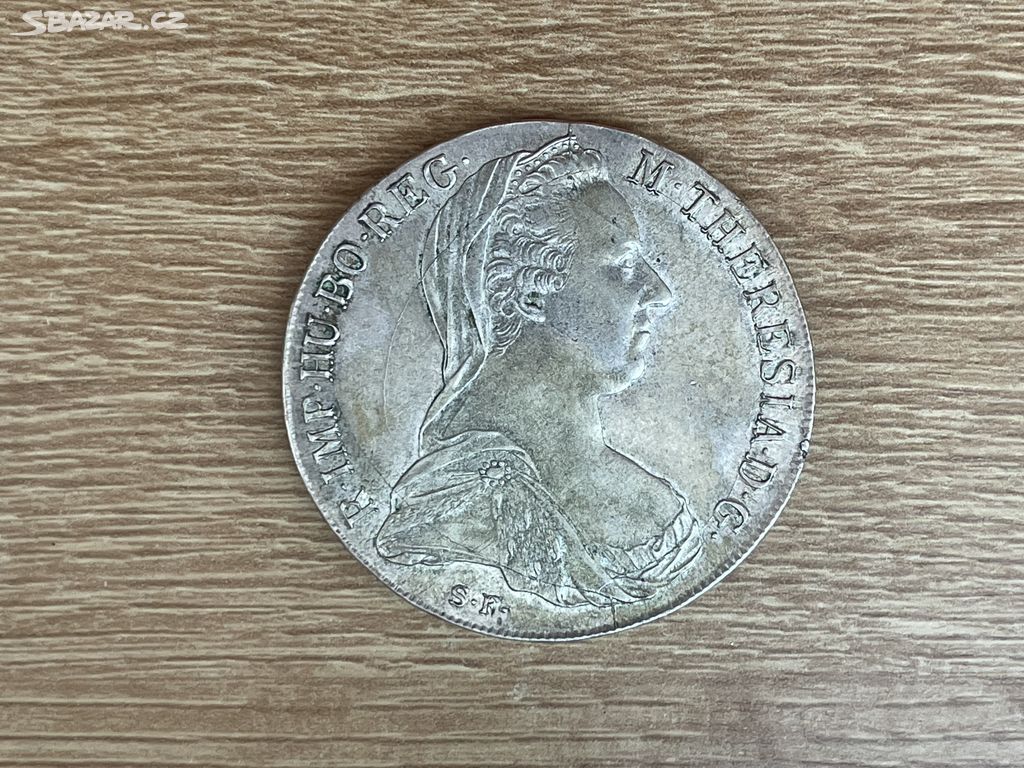 Mince Tolar 1780 Marie Terezie, stříbro