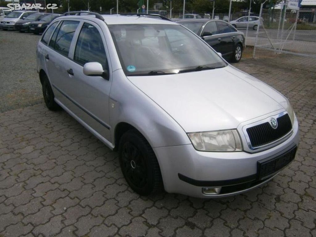 Škoda Fabia 1.4i 74kw,klima,serviska benzín