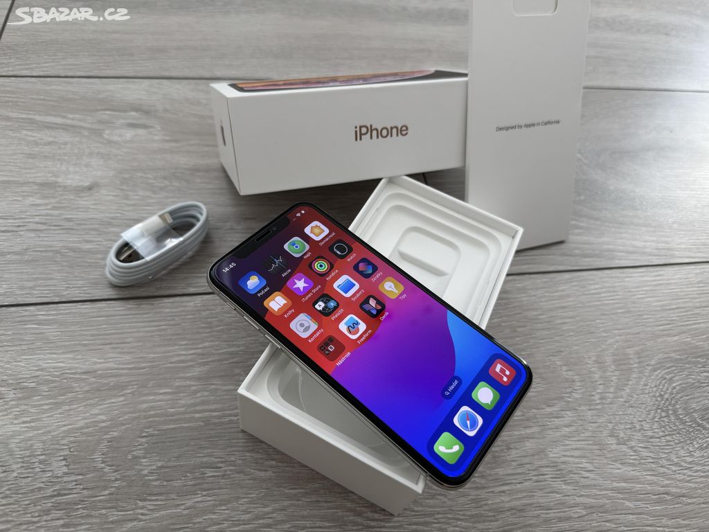 Apple iPhone Xs 256Gb Silver - JAKO NOVÝ, TOP !