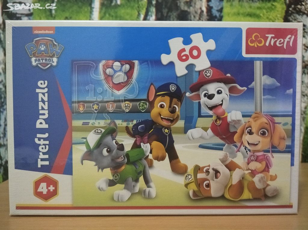 Puzzle Trefl Tlapková patrola 60 dílků NOVÉ