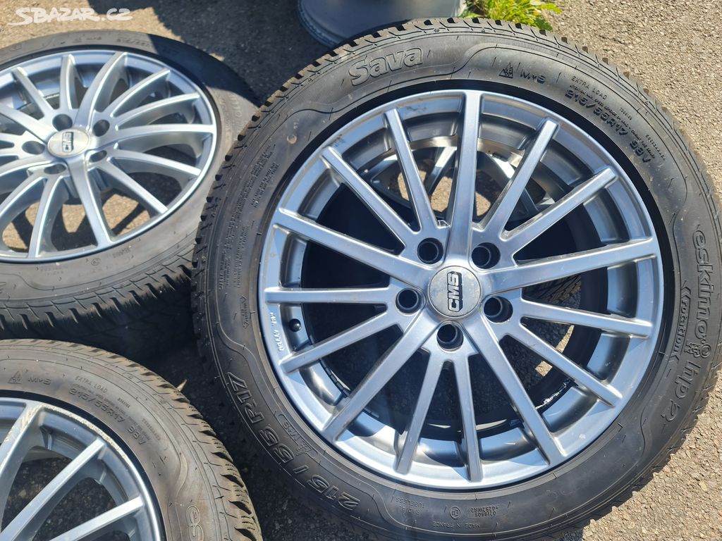 Alu kola 5x112 17 disky Škoda Octavia Superb zimní