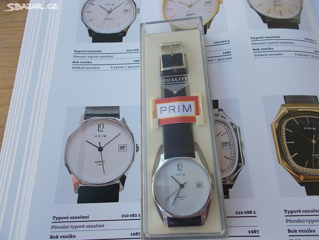 nove nenosene funkcni hodinky quartz prim  1987
