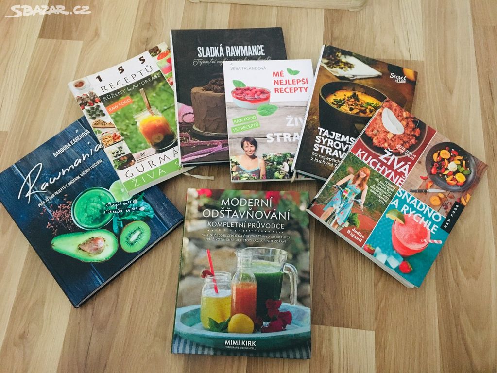 Knihy o raw - vitariánské stravě