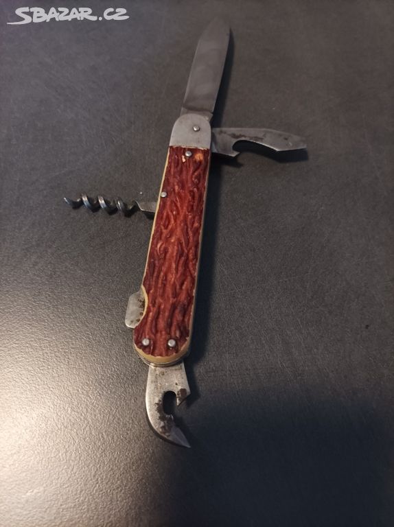 Starý kapesní nůž Mikov - Kralupy nad Vltavou, Mělník 