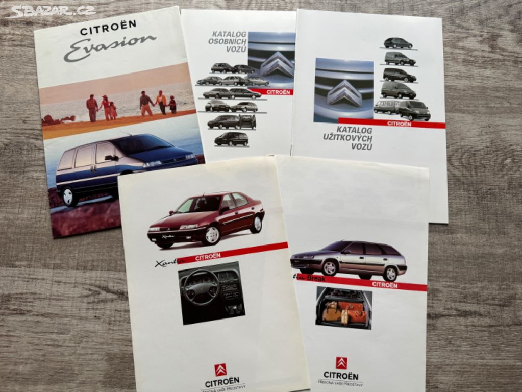 Citroën prospekty a katalogy
