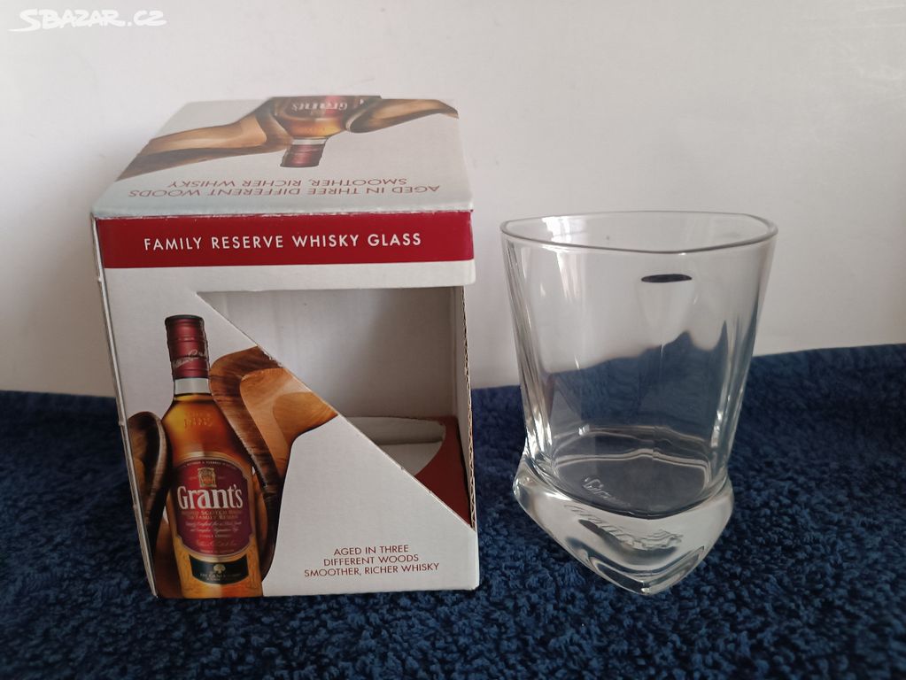Sklenka Grants whisky - originální dárek k nákupu