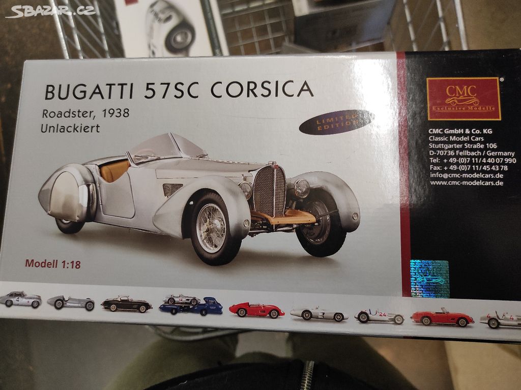 CMC M-134 Bugatti 57 SC Corsica Roadster, 1938