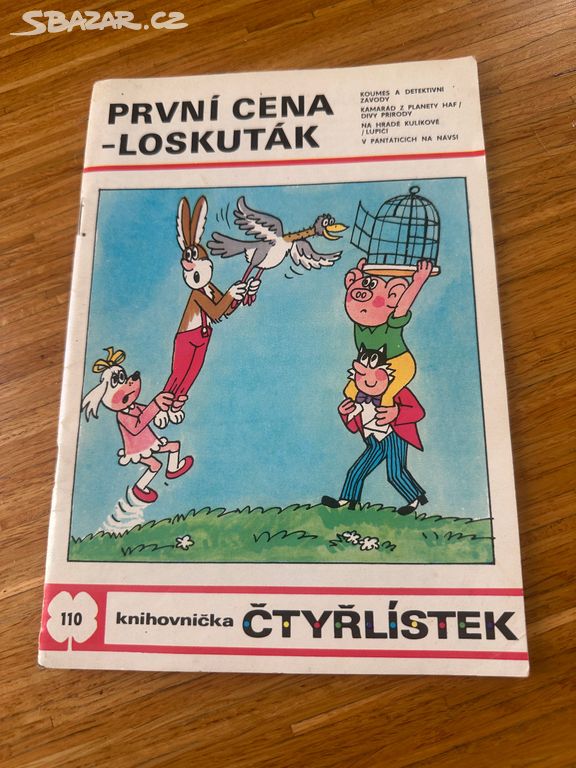 ČTYŘLÍSTEK č. 110, r. 1983, PRVNÍ CENA - LOSKUTÁK