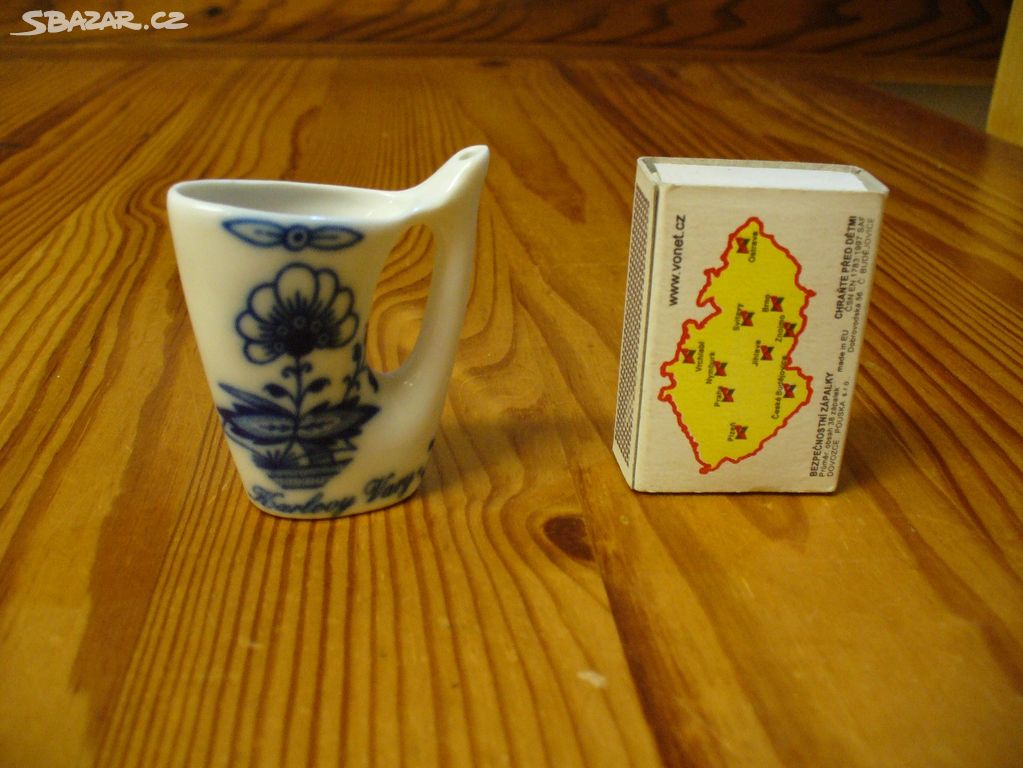 Cibulák - miniatura lázeňský pohárek