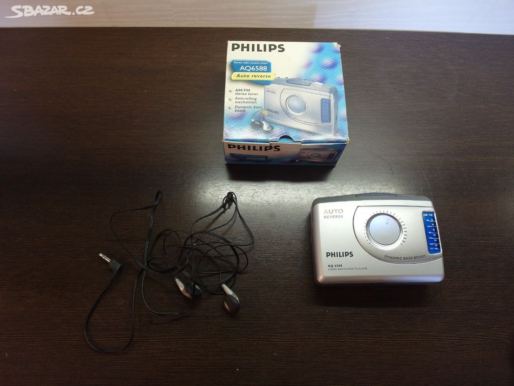Walkman Phillips AQ 6588 s rádiem v orig. krabičce