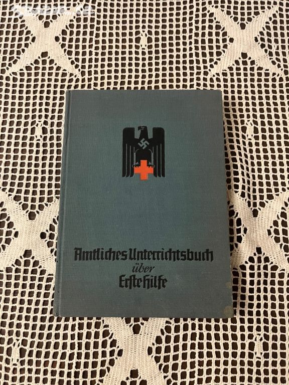 Orig. kniha "DRK, Amtliches Unterrichtsbuch" 1938.