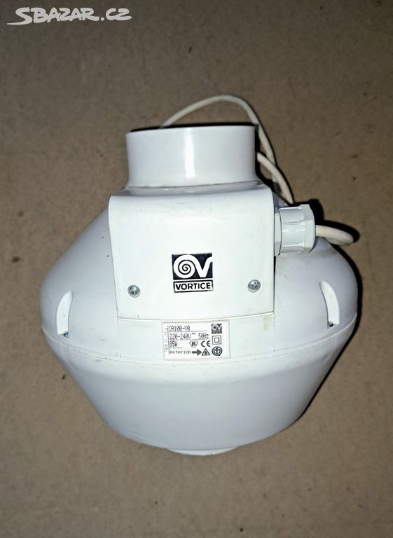 Ventilátor Vortice - potrubní/ odtahový 85W