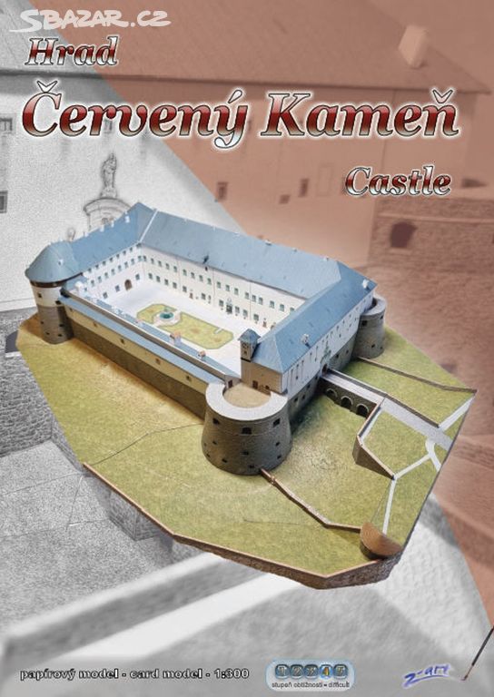 Papírový model - Hrad Červený Kameň