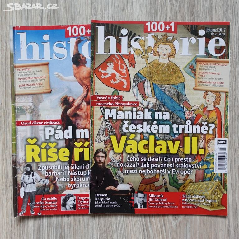 Časopis 100+1 historie - 2 kusy