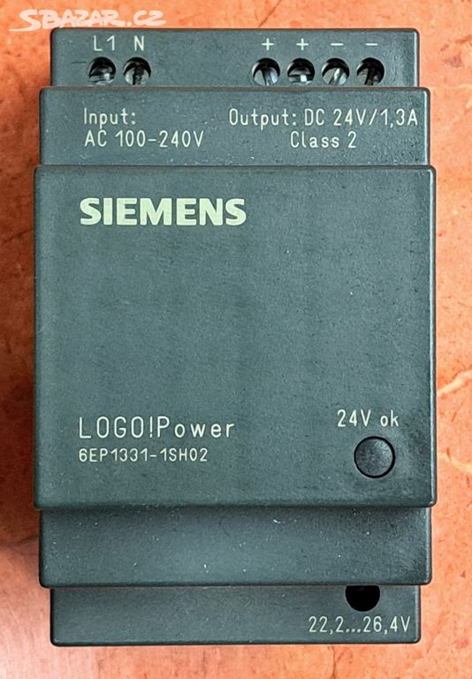 Siemens LOGO! zdroj 24VDC/1,3A