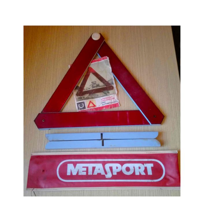RETRO výstražný trojúhelník Metasport - Ostrava