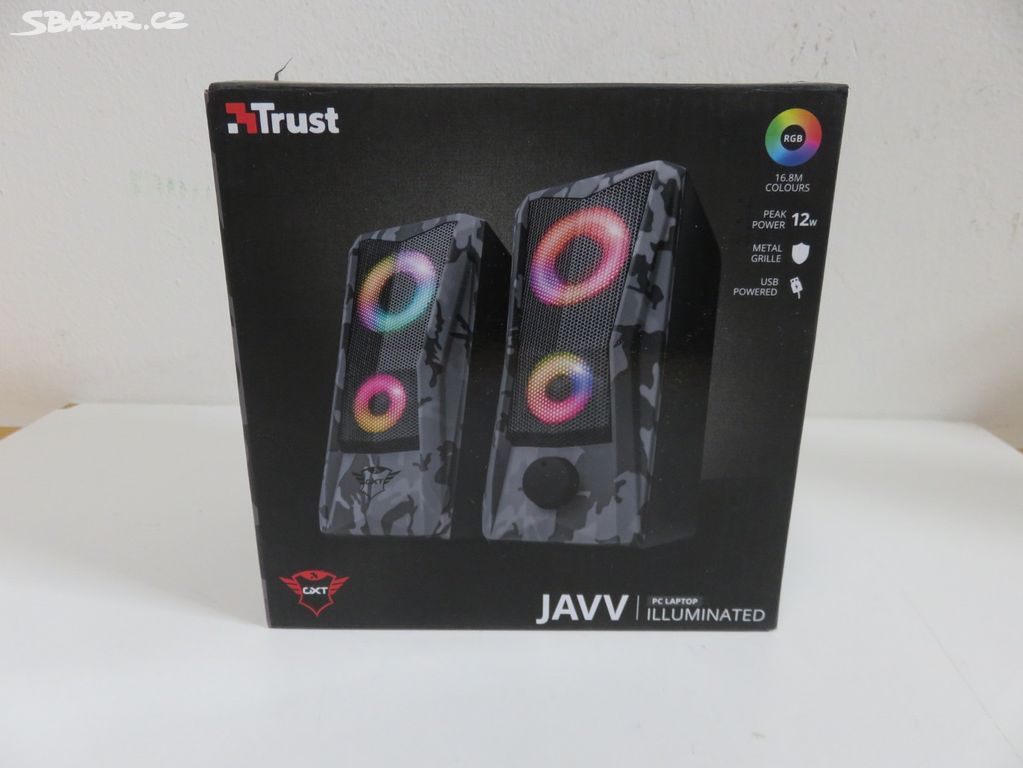 Nové reproduktory Trust GXT 606 Javv RGB 2.0