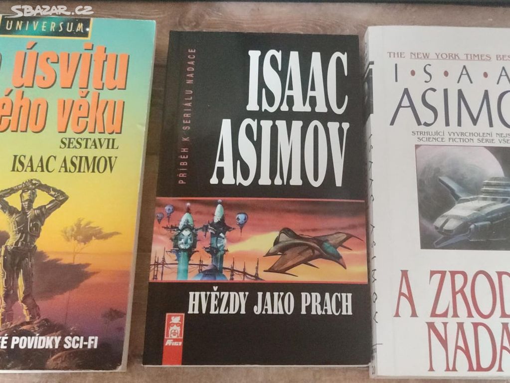 Sada knih Issac Asimov - cena za všechny